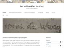 Tablet Screenshot of hoteldewaag.nl